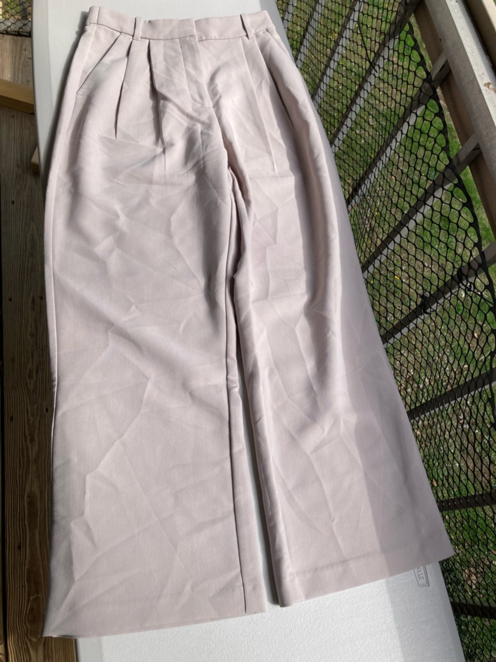 Abercrombie & Fitch Sloane Tailored Wide Leg Trouser Pants Size 26 Short NWT - Picture 11 of 16